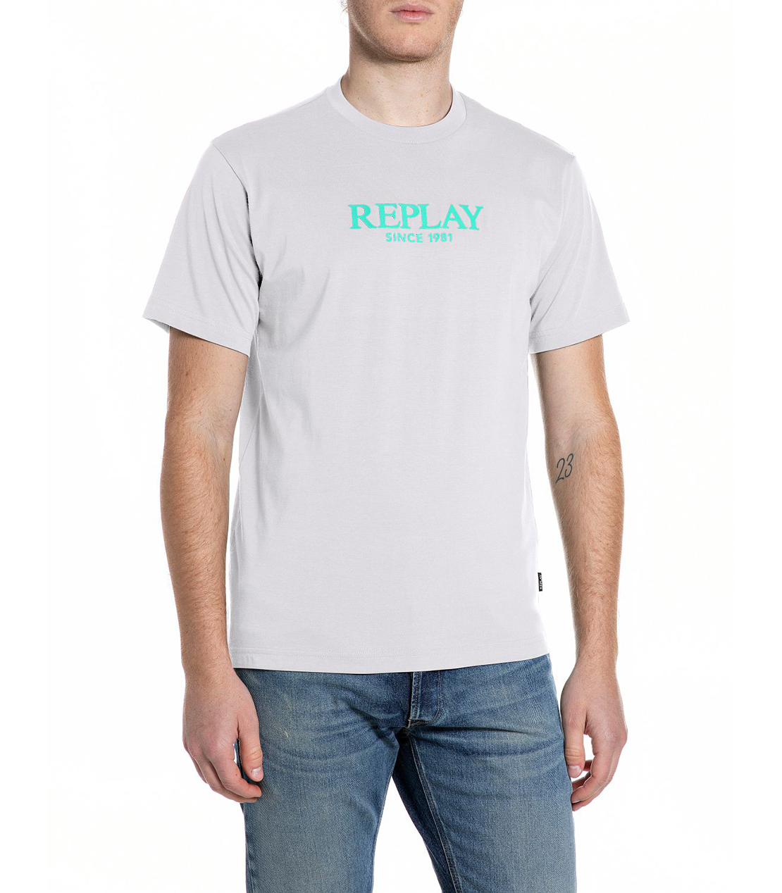 ベーシックジャージーロゴプリント Tシャツ